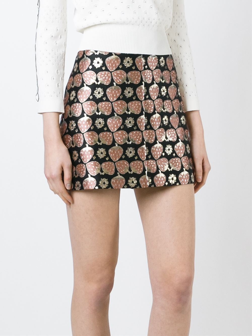 RED Valentino Jacquard Skirt - LAURA THOMSEN LUXURY