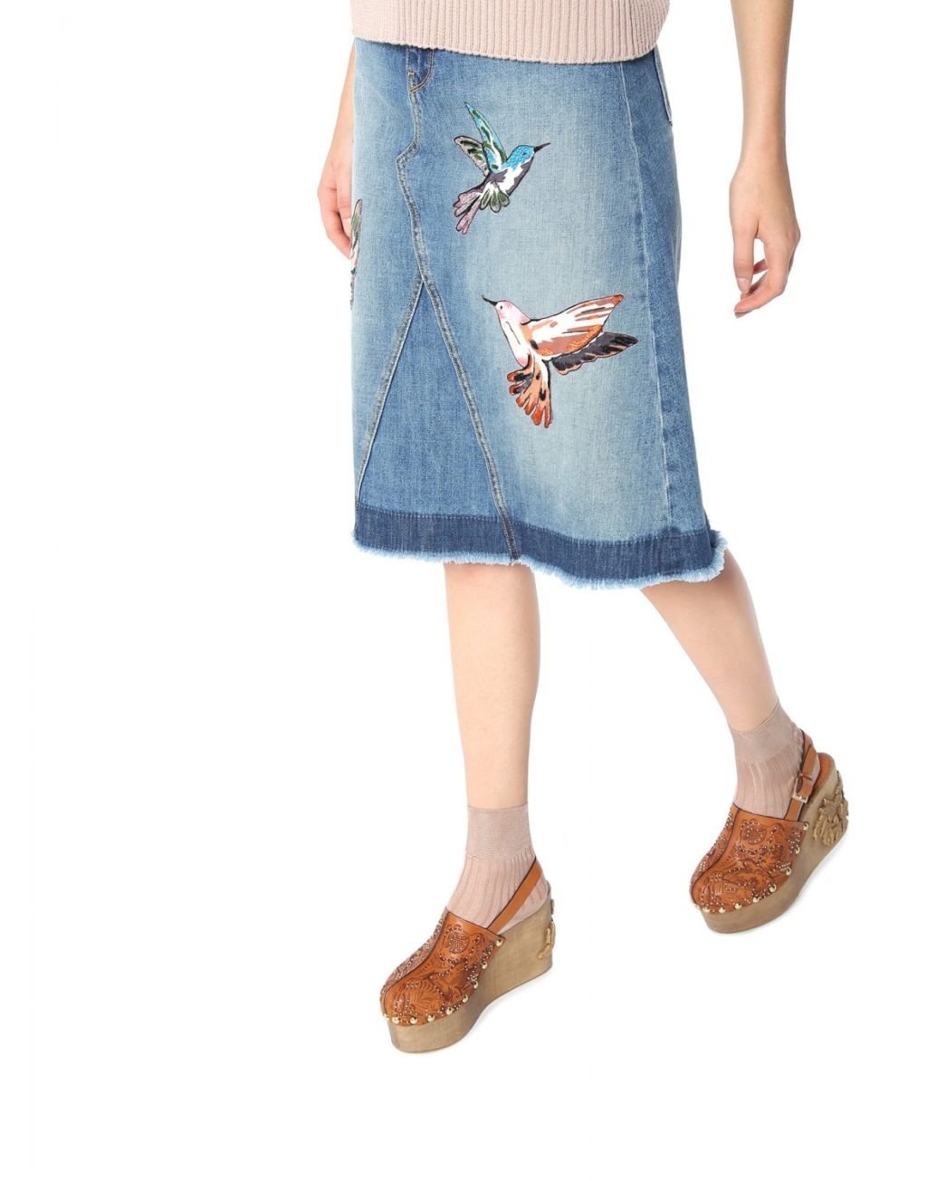 RED Valentino Denim Skirt - Image 4