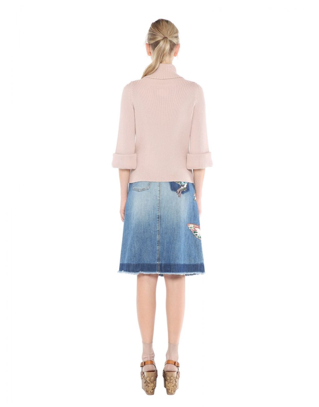 RED Valentino Denim Skirt - Image 3