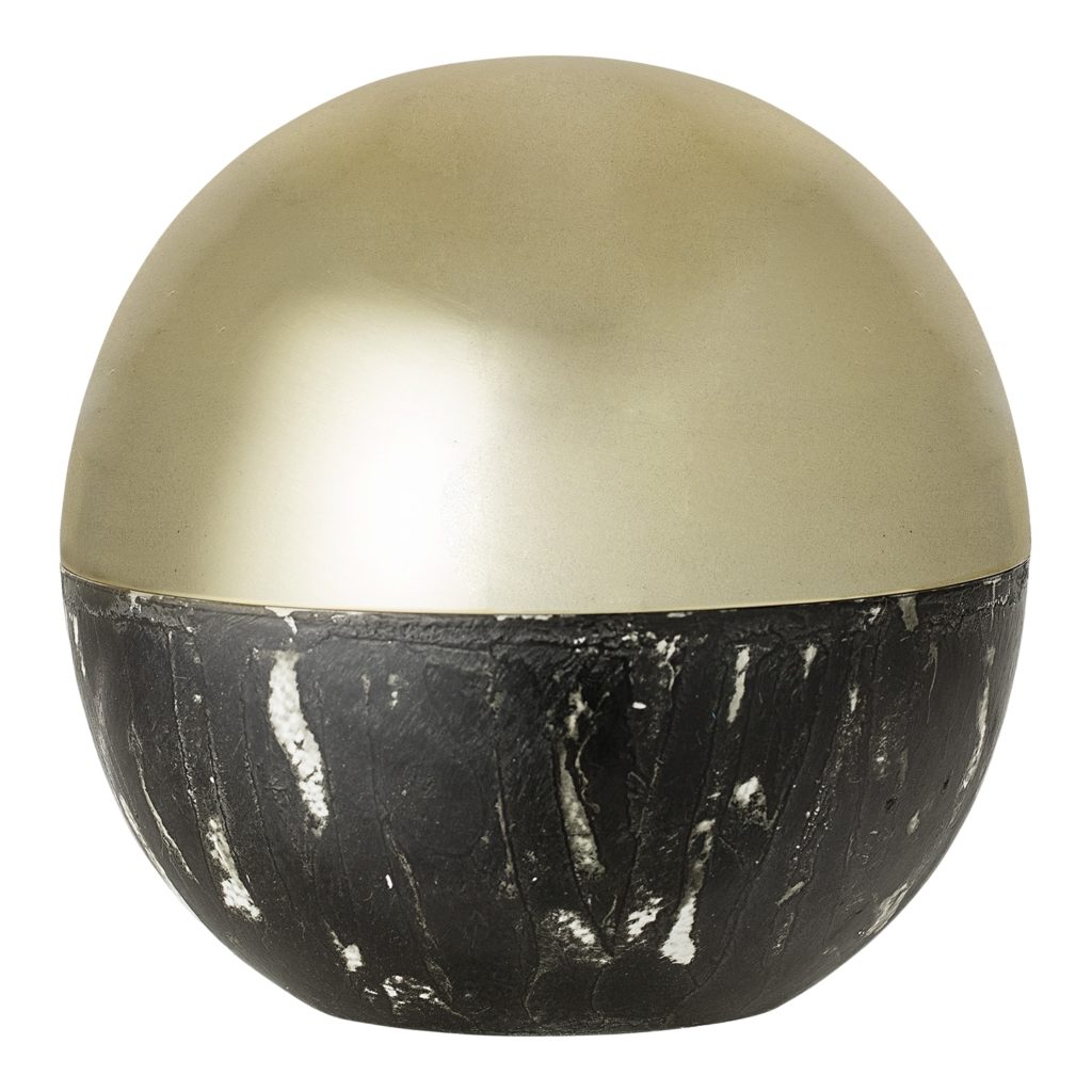Bloomingville Jar with Lid Gold Aluminium - Image 2
