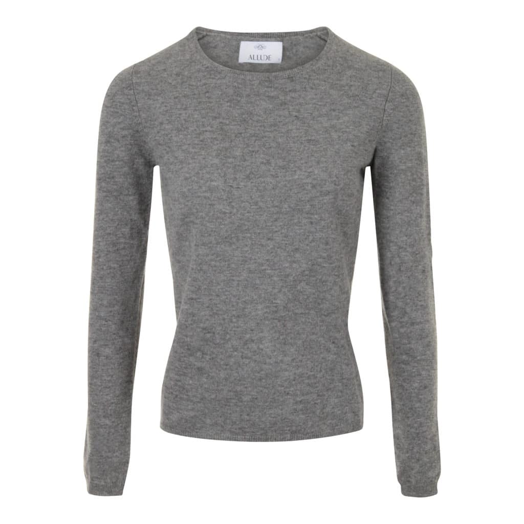 ALLUDE Grey Cashmere sweater