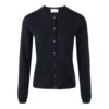Theory Black Cashmere Knit Shirt