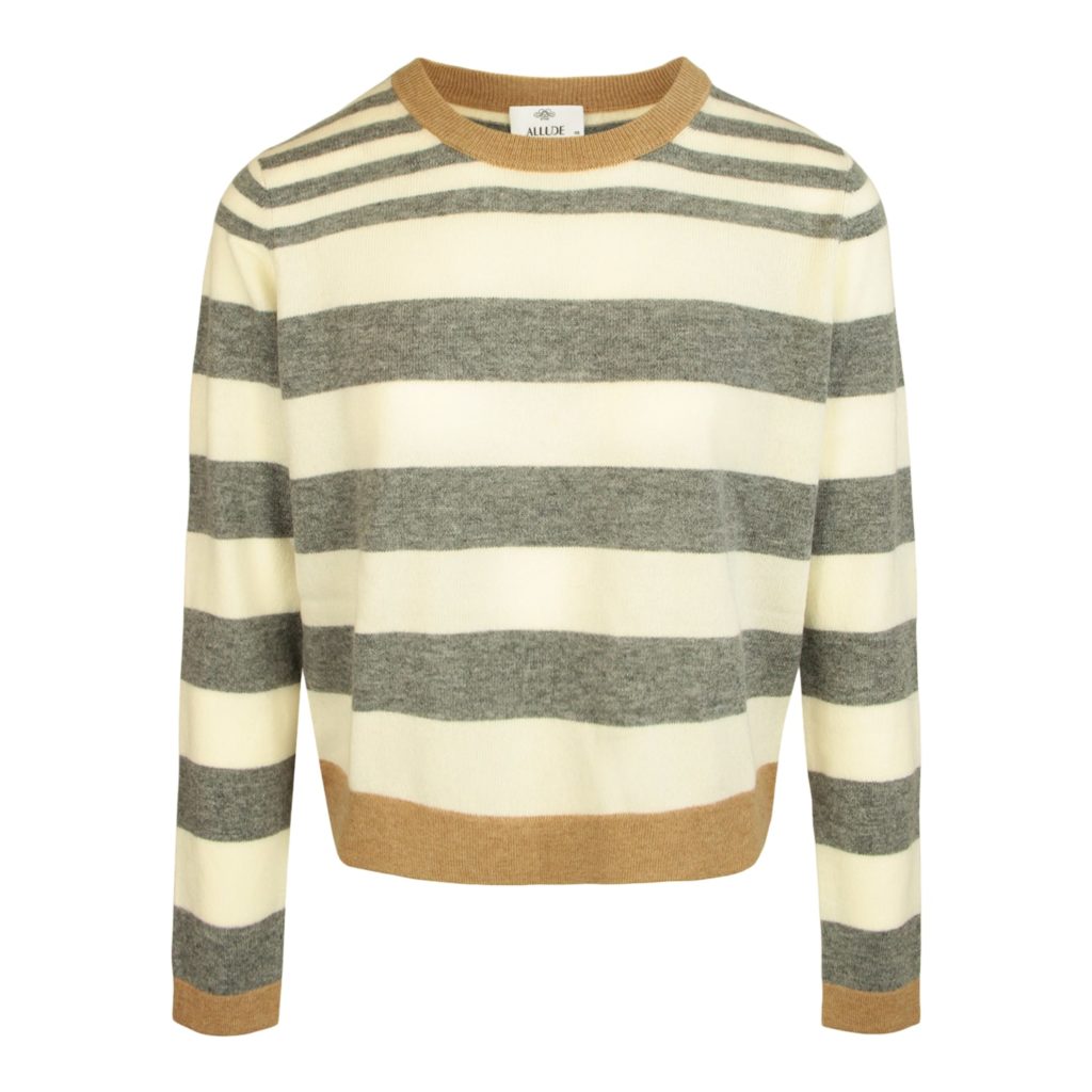 Allude Striped Sweater