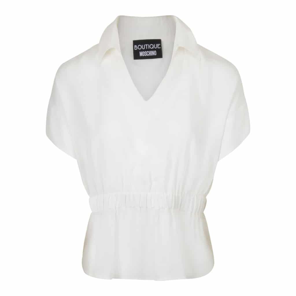 Boutique Moschino White Blouse