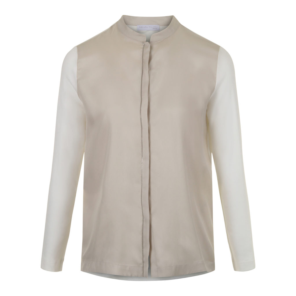 Fabiana Filippi Creme Blouse