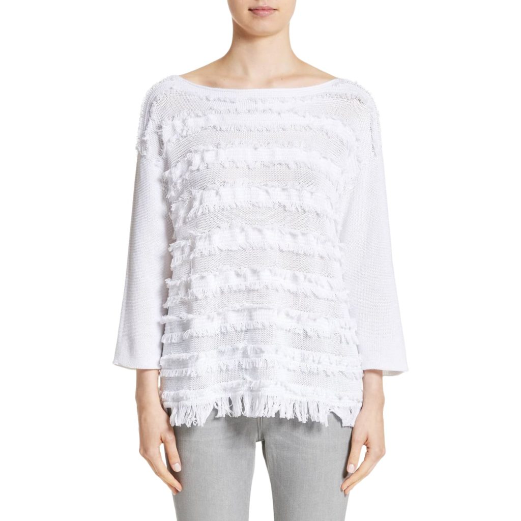 Fabiana Filippi White Cotton Pullover - Image 2