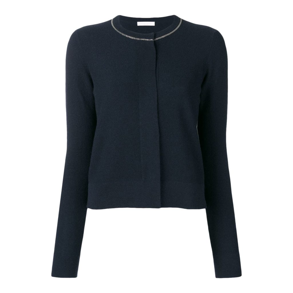 Fabiana Filippi Black Short Cardigan