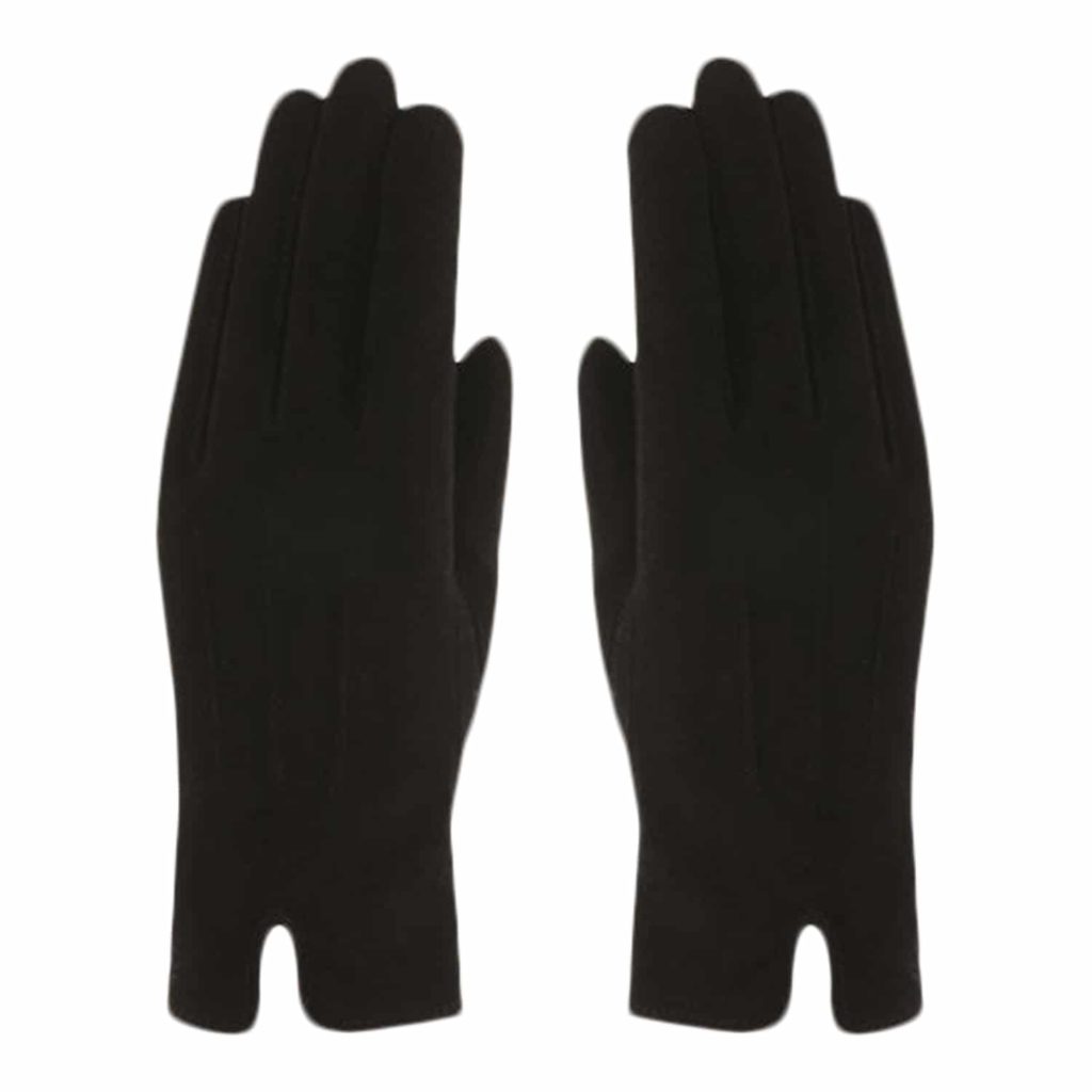 MJM Black Aida Suede Cloves