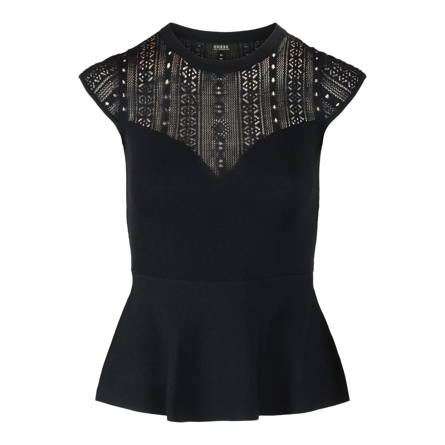 GUESS Dark Blue Blouse - LAURA THOMSEN LUXURY