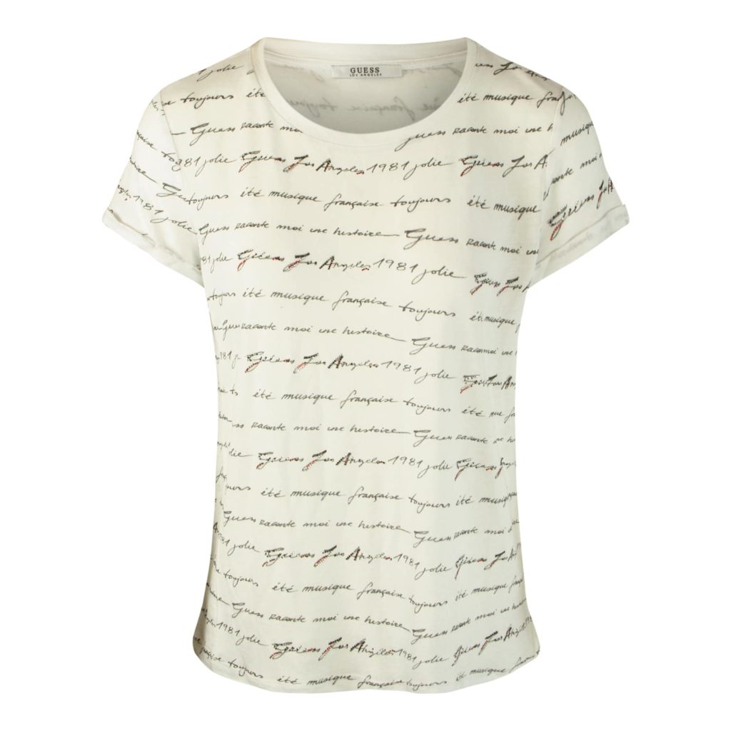 GUESS T-shirt with Skrift