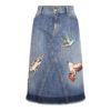 RED Valentino Crepe Skirt