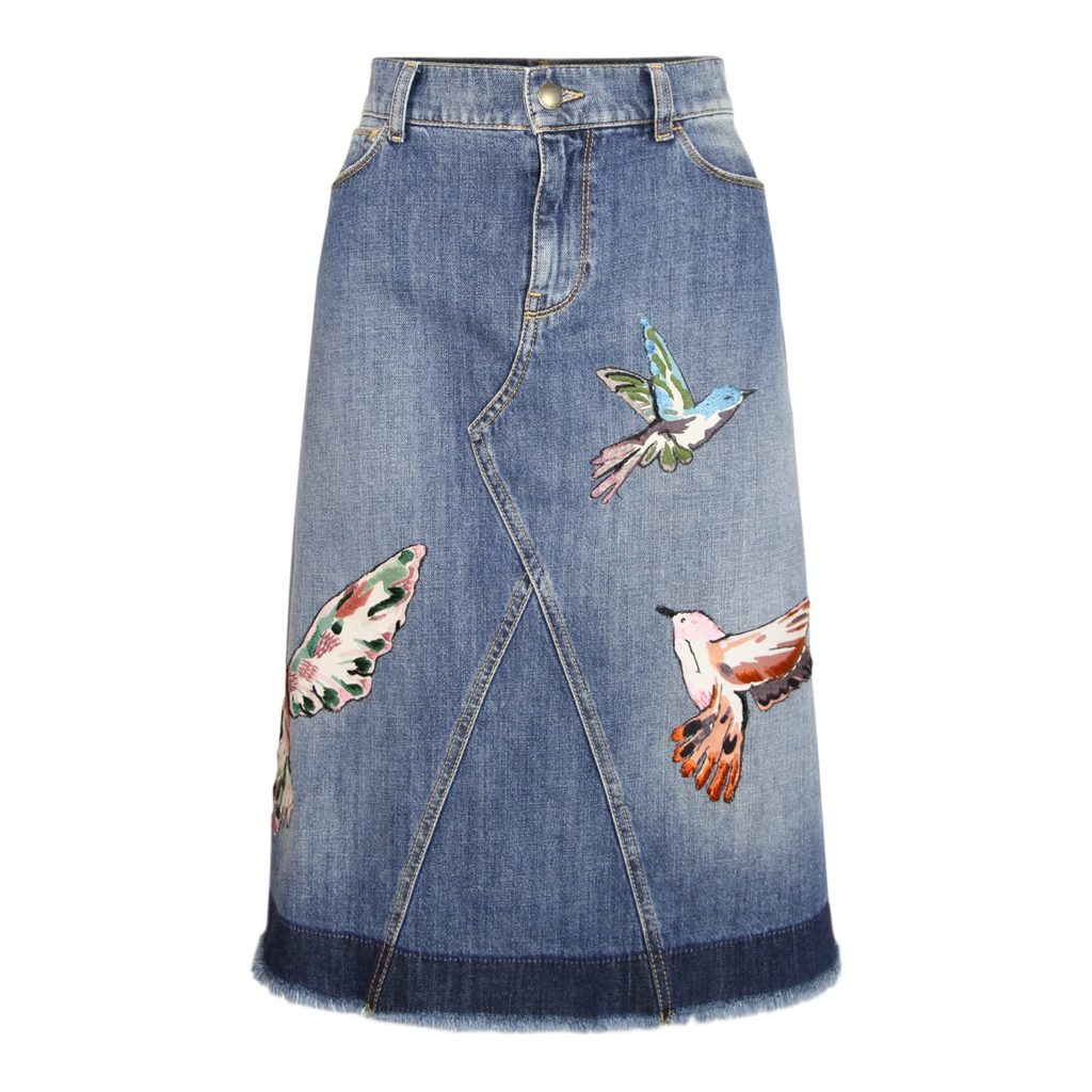 RED Valentino Denim Skirt