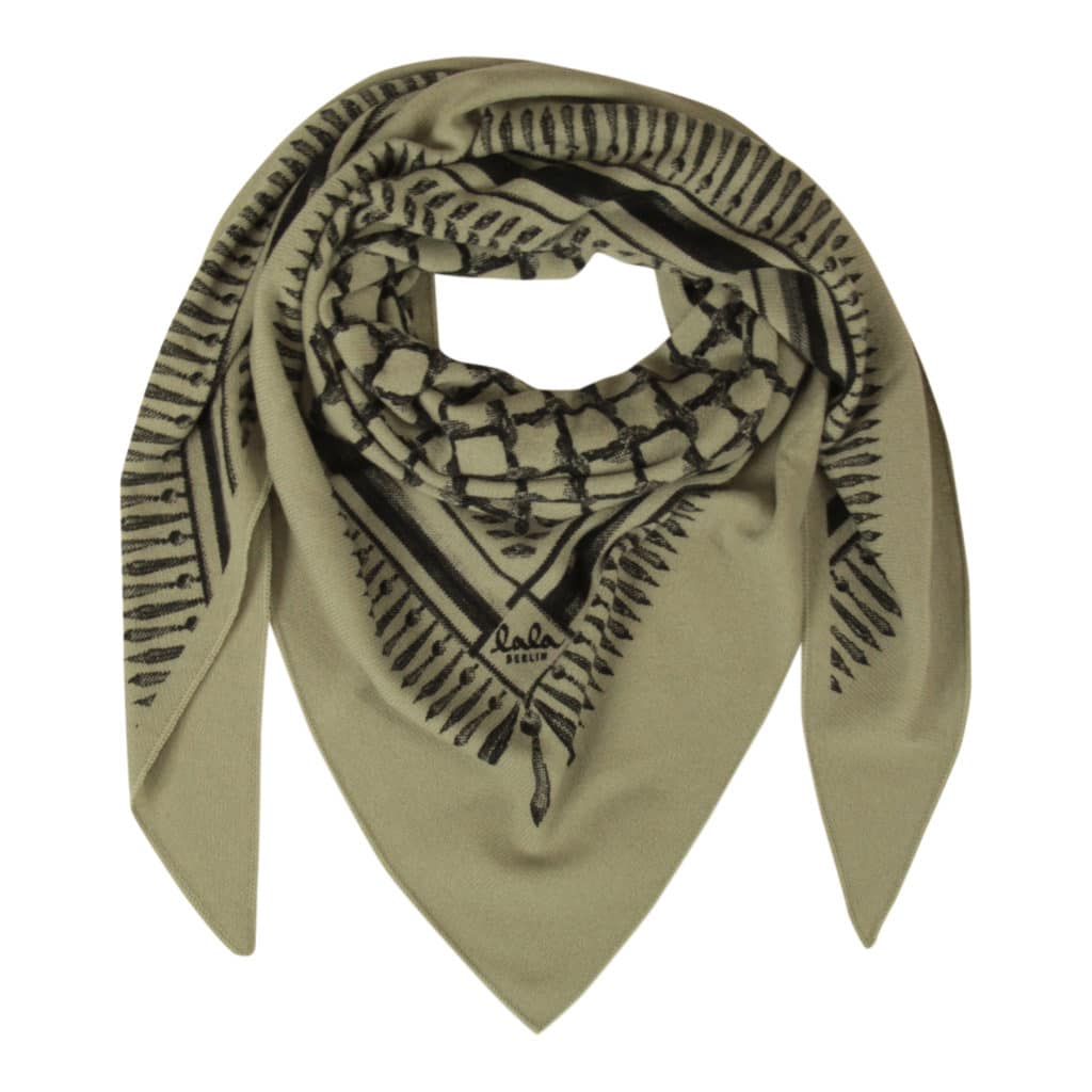 Lala Berlin Triangle Crystals Scarf Plancton