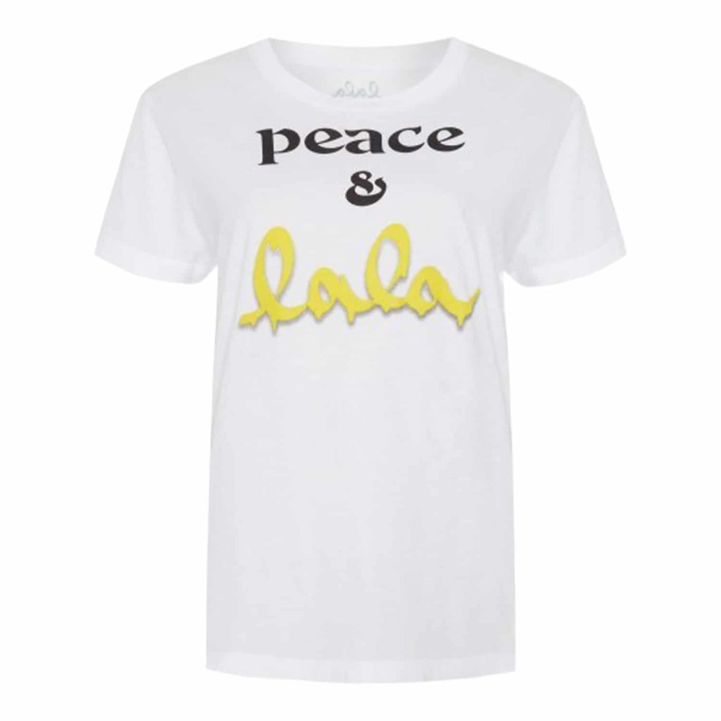Lala Berlin T-shirt Cara Peace & Lala