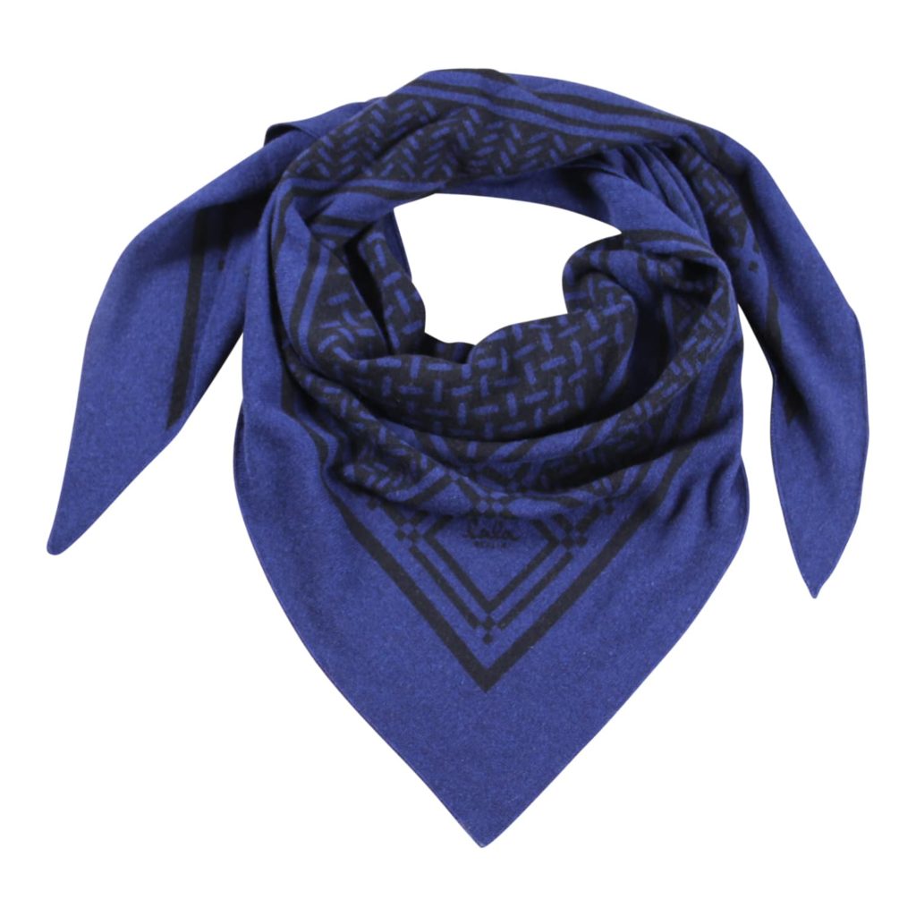 Lala Berlin Triangle Neo Scarf Inchiostro