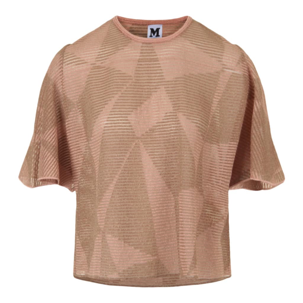 M Missoni Pink/Beige Blouse