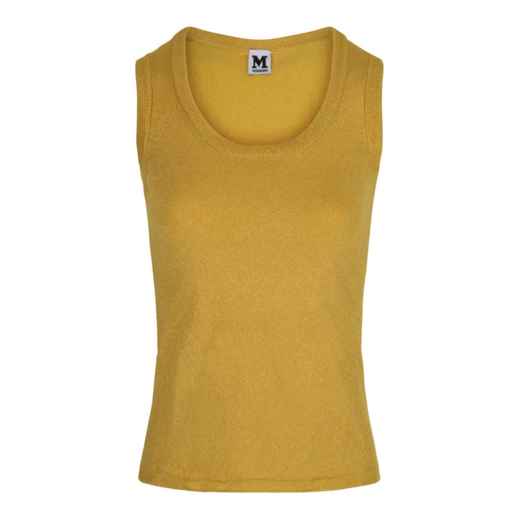 M Missoni Yellow Tank top