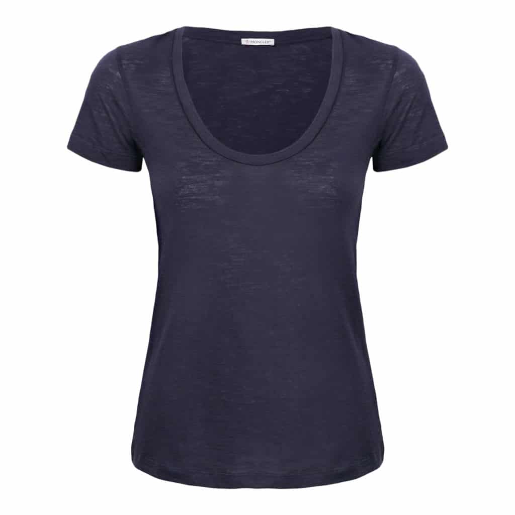 Moncler Blue T-shirt Girocollo