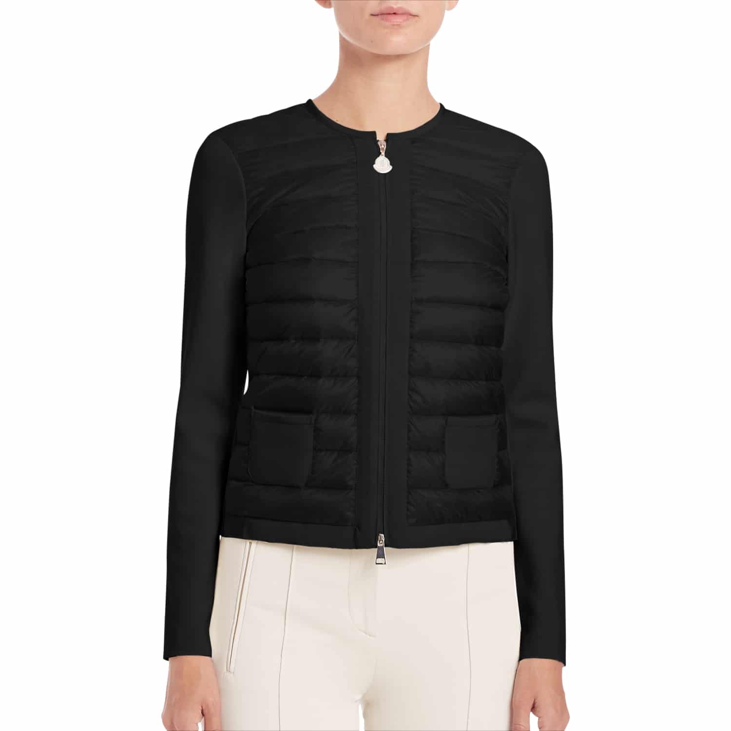 Moncler Black Cardigan - LAURA THOMSEN LUXURY