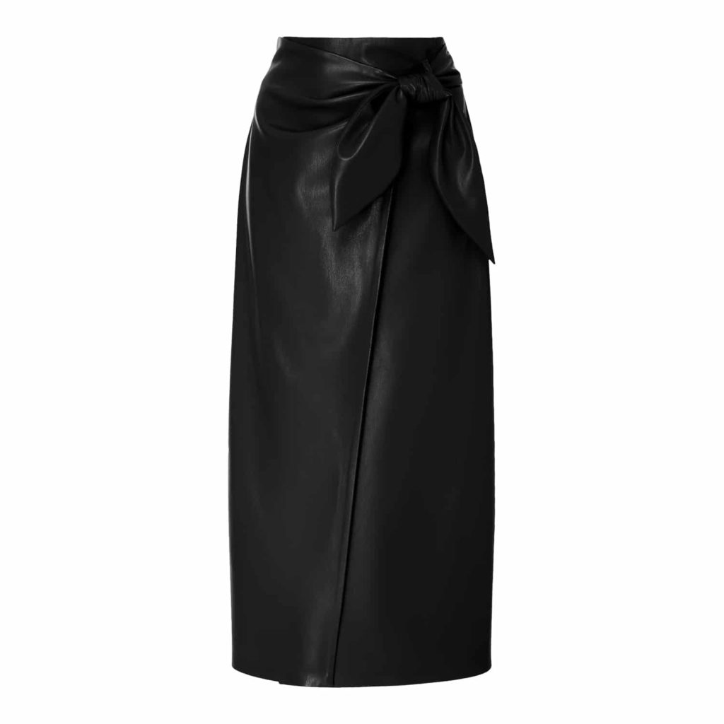 Nanushka Black Amas Skirt