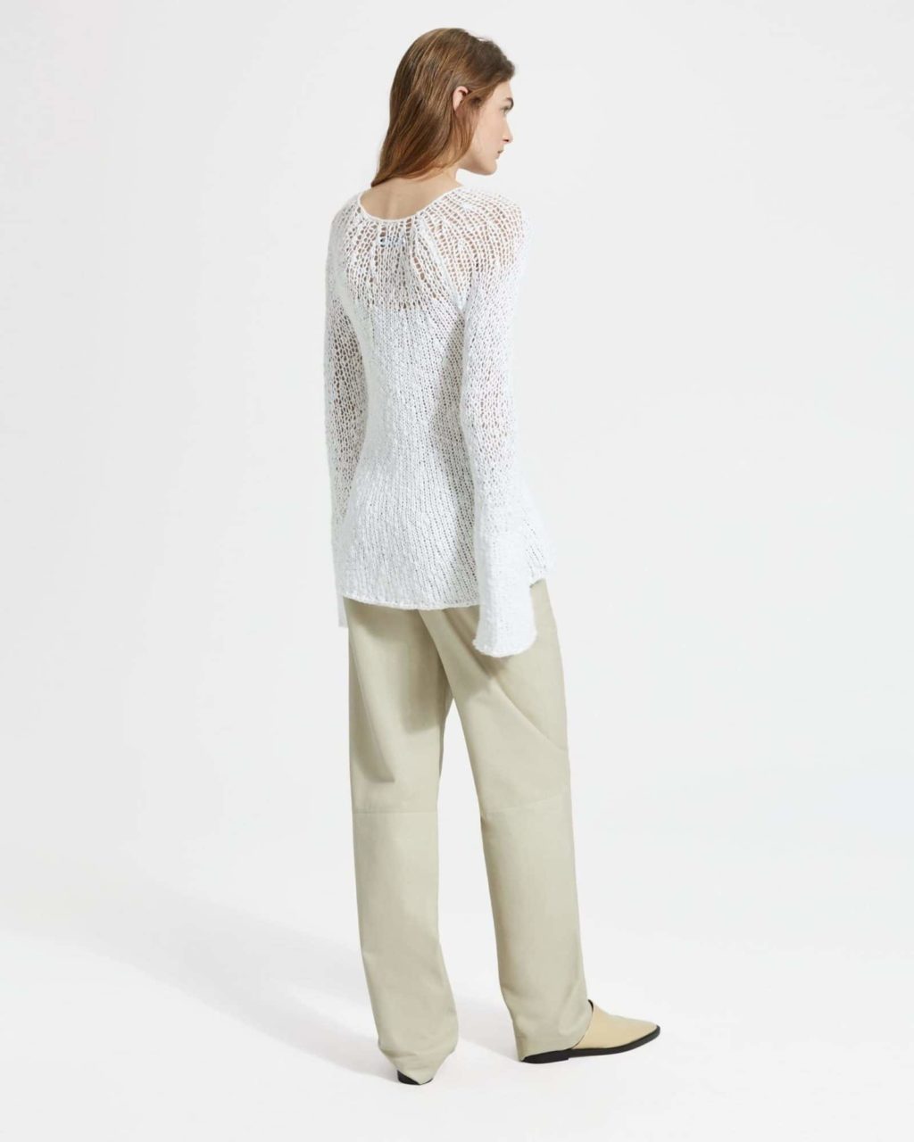 Theory White Knit Shirt - Image 3