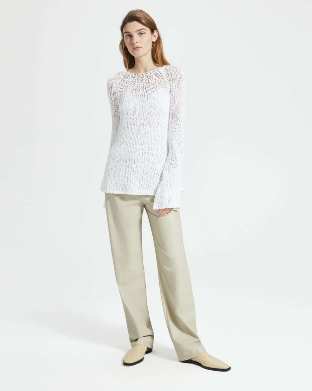 Theory White Knit Shirt - Image 2