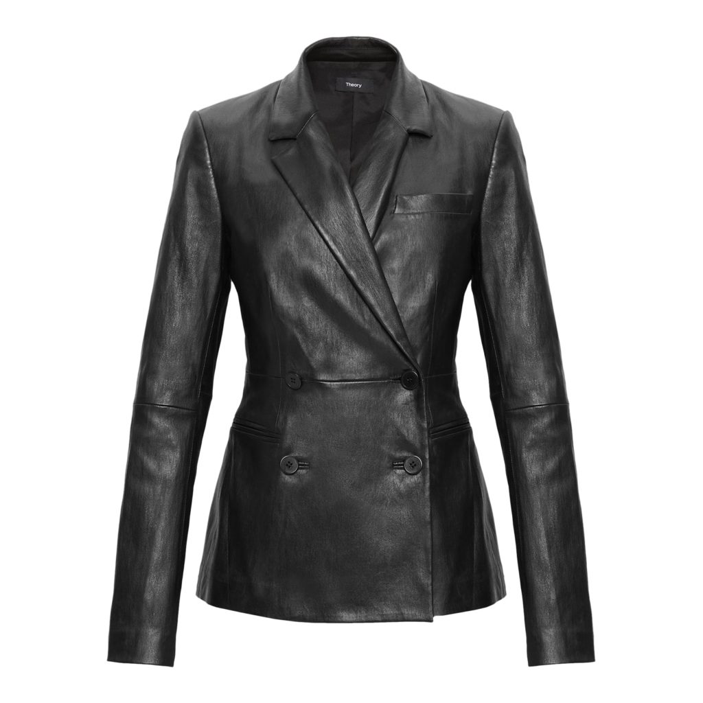 Theory Leather Blazer