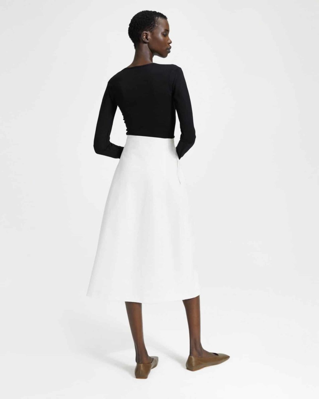 Theory Black Cashmere Knit Shirt - Image 5