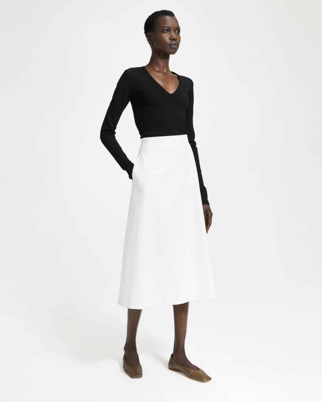 Theory Black Cashmere Knit Shirt - Image 4