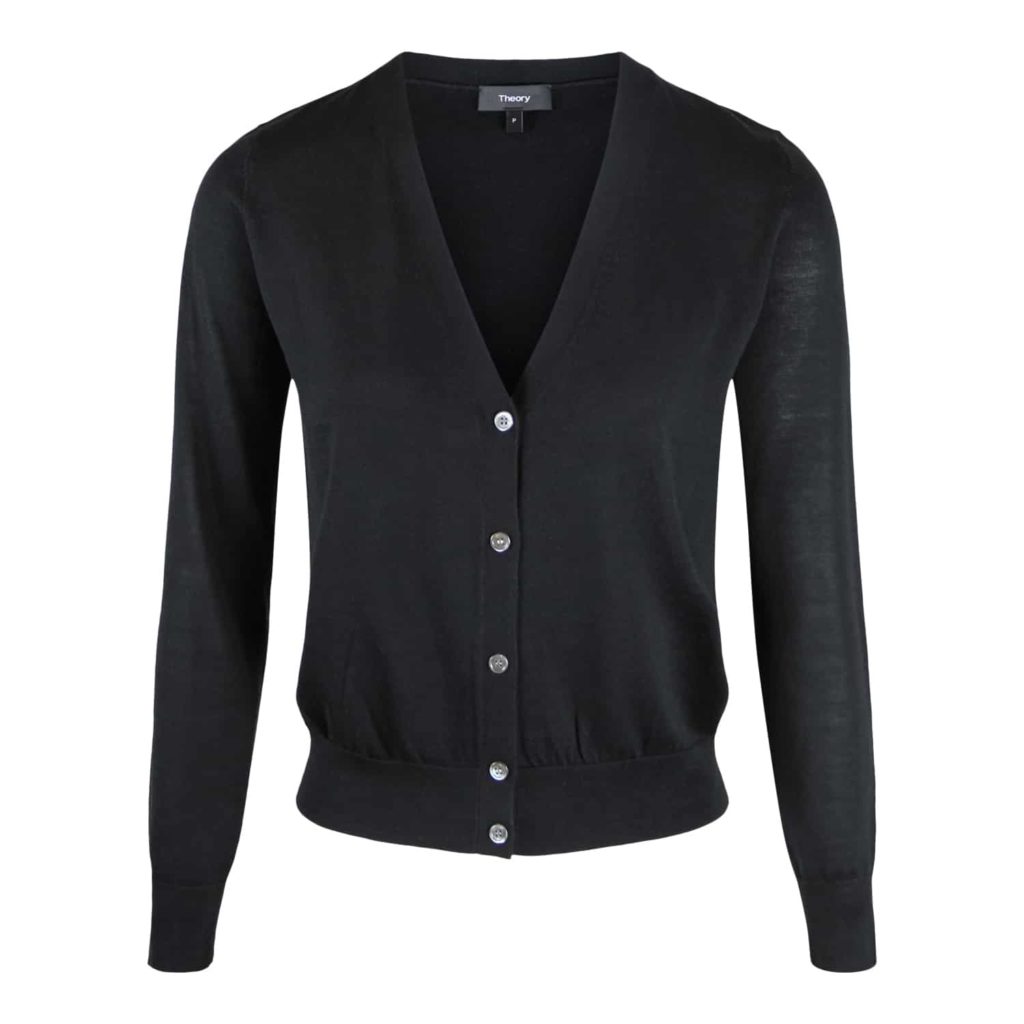Theory Black Cardigan