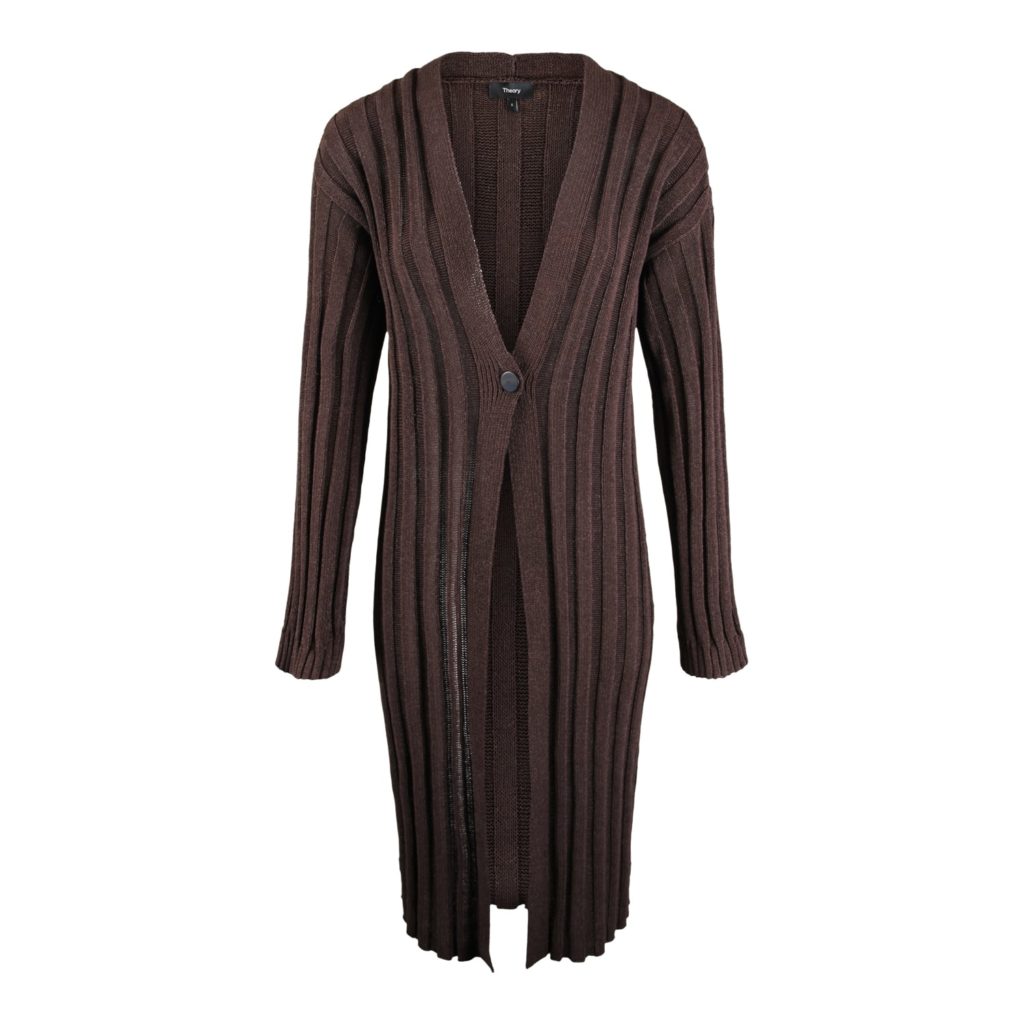 Theory Lang Rib Cardigan