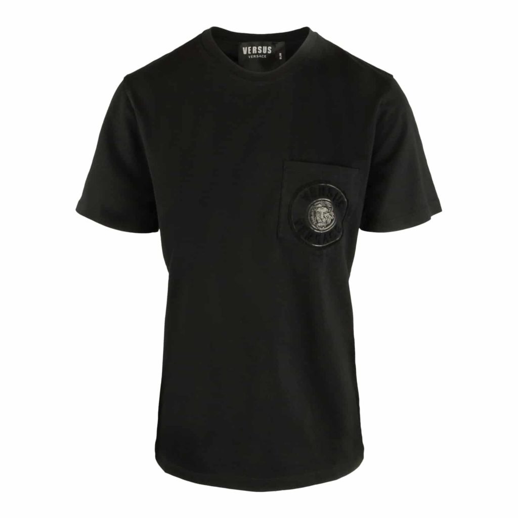 Versus Versace Black T-shirt with Logo