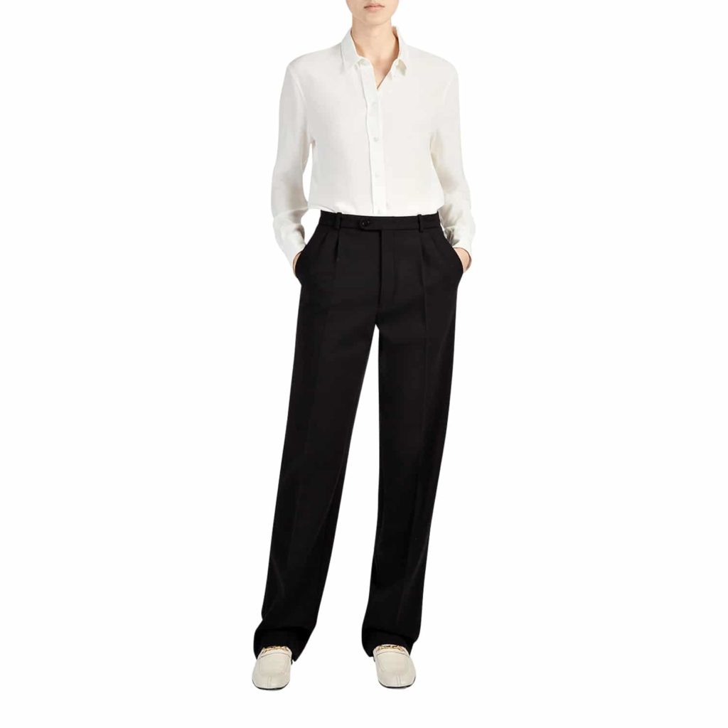 Joseph New Garcon Silk Rib Blouse