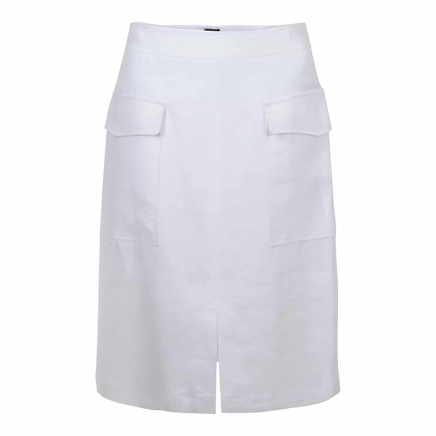 Windsor White Skirt - LAURA THOMSEN LUXURY