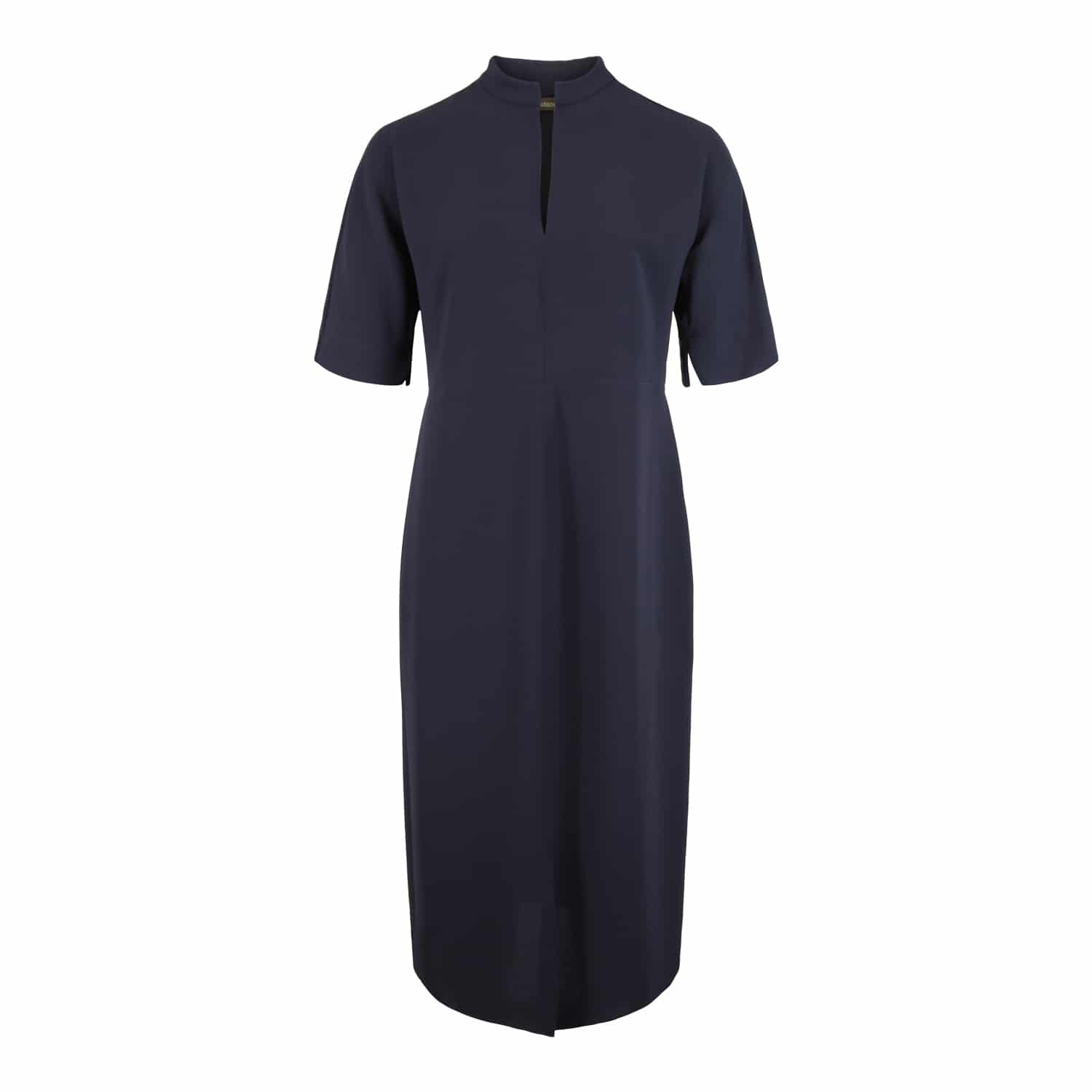 Windsor Dark Blue Dress - LAURA THOMSEN LUXURY