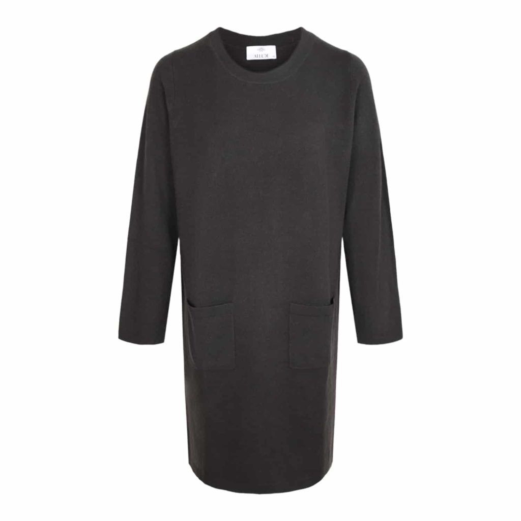 Allude Brown Knit Dress