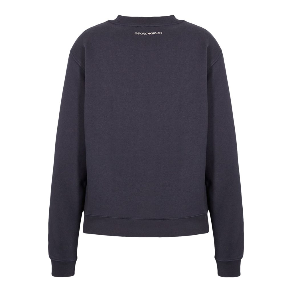 Emporio Armani Blue Sweatshirt with Logo