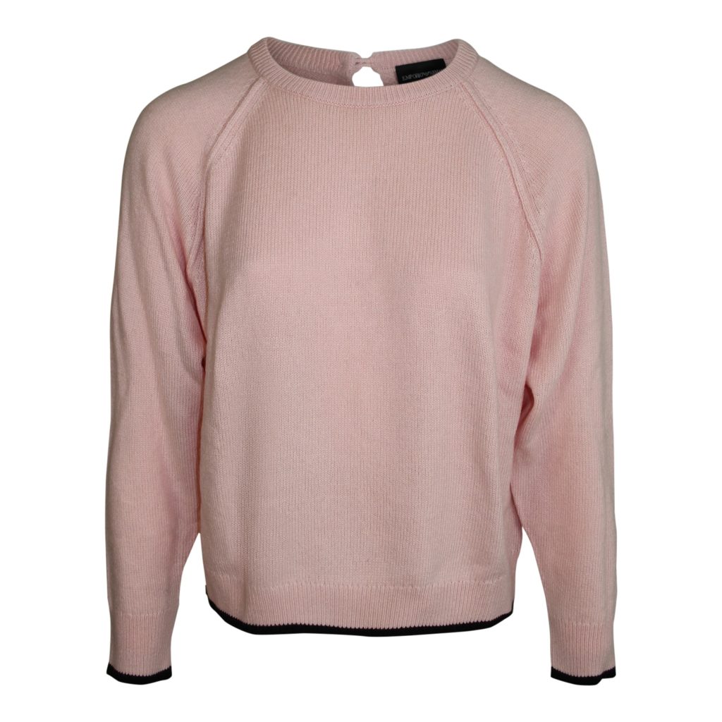 Emporio Armani Rose Knit with Kontrast