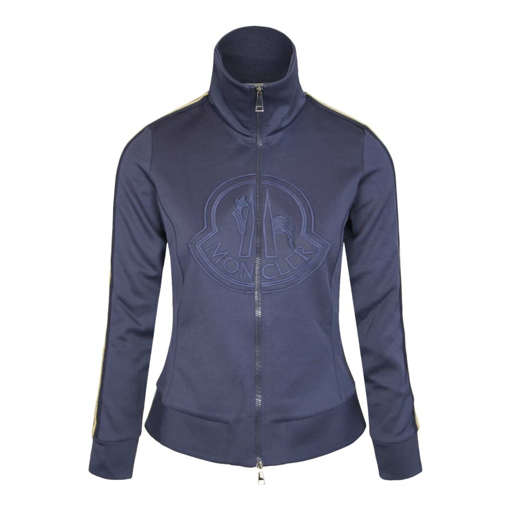 Moncler Sporty Blue Maglia Cardigan