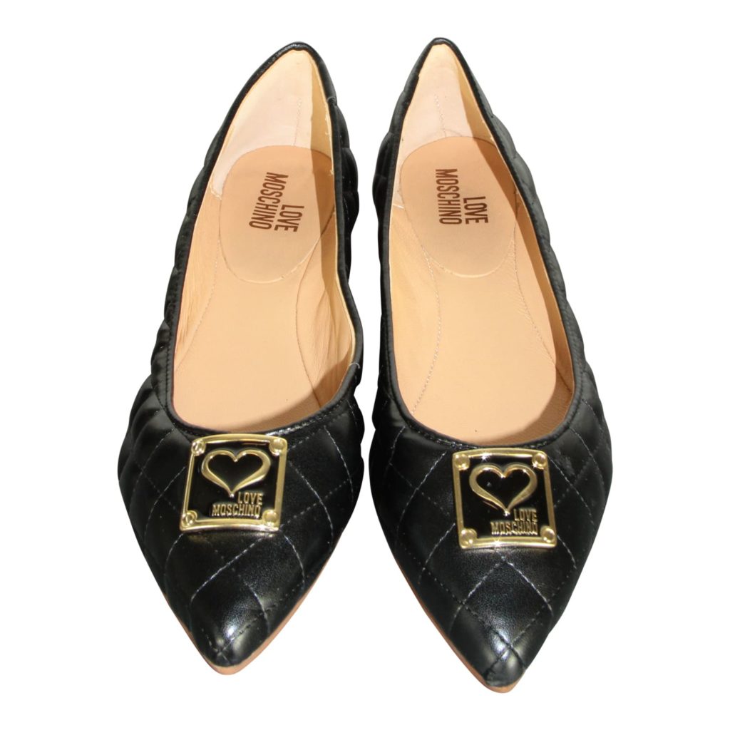 LOVE MOSCHINO Blacke Ballerinas - Image 2