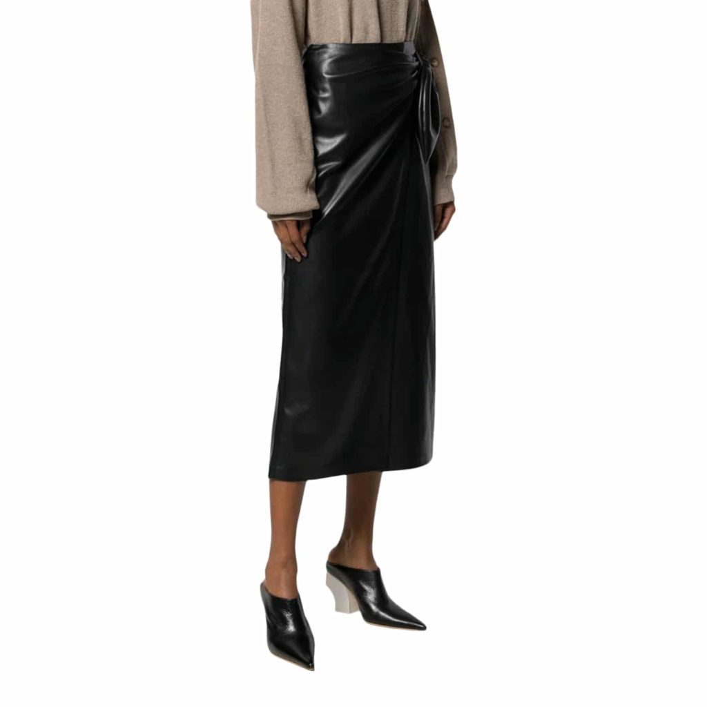 Nanushka Black Amas Skirt - Image 3
