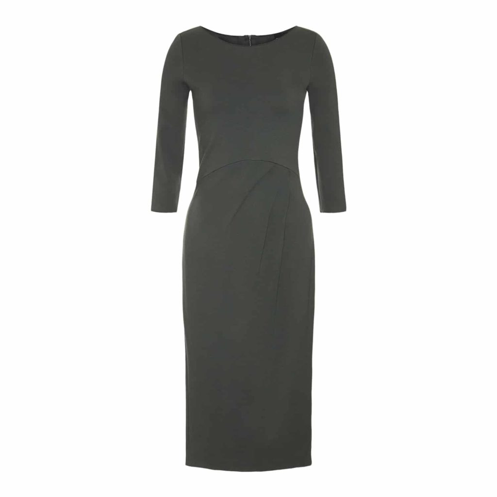 Emporio Armani Draperet Jersey Dress