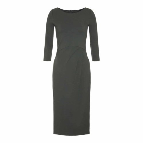 Emporio Armani Draperet Jersey Dress