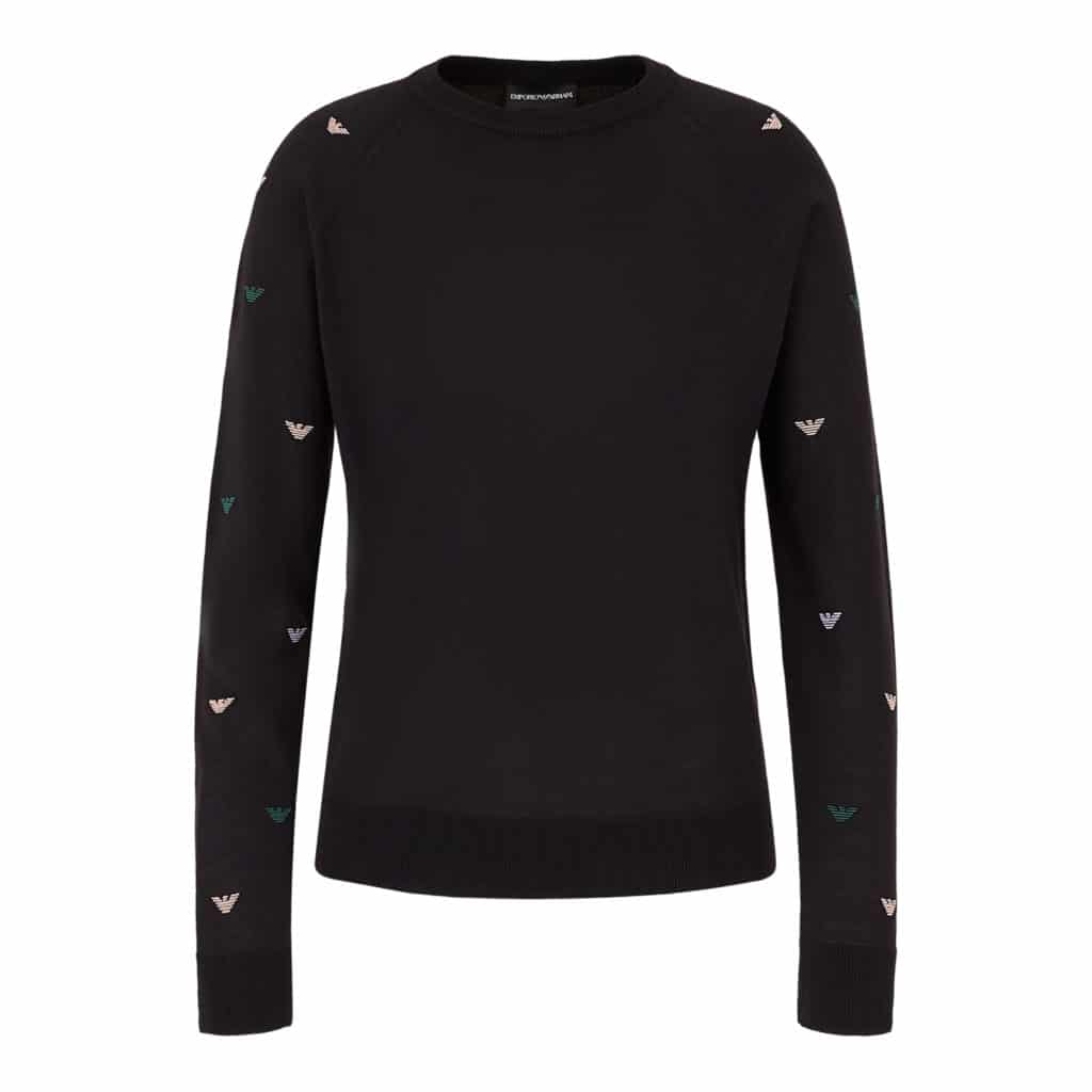 Emporio Armani Black Knitted Sweater