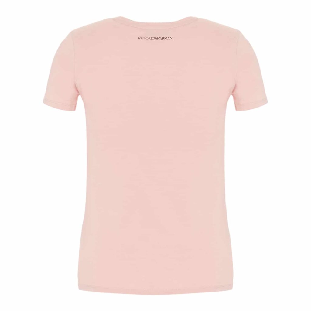 Emporio Armani Fersken Jersey T-shirt Med Logo - Image 2
