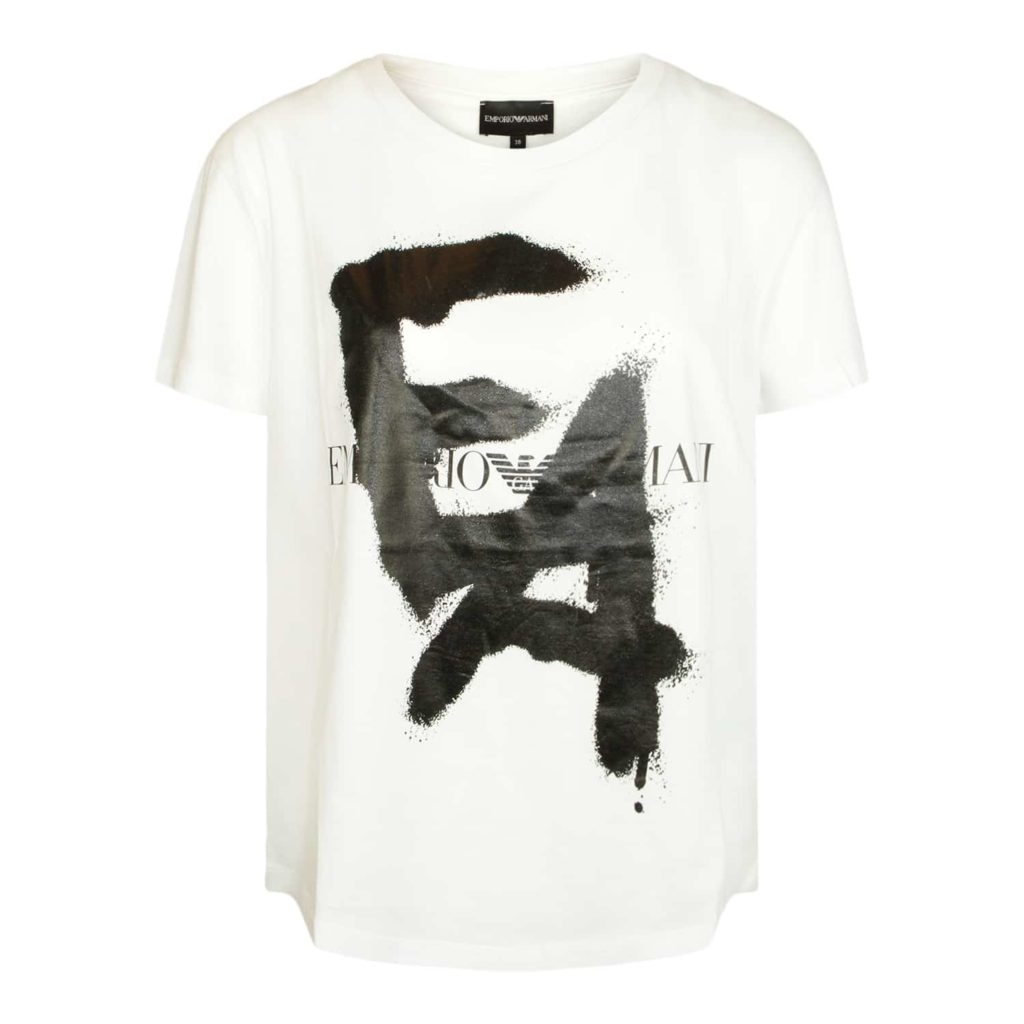 Emporio Armani White T-shirt with Logo