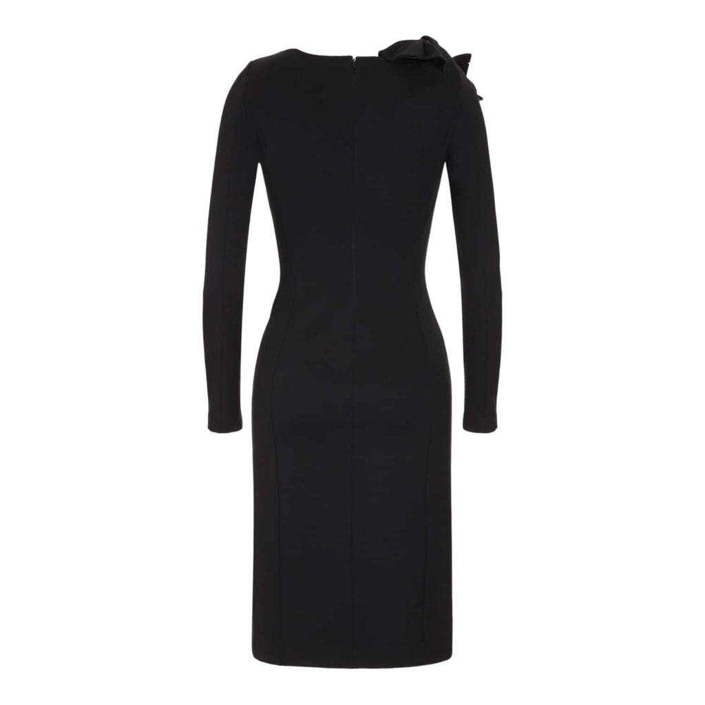 Emporio Armani Jersey Dress with Bow