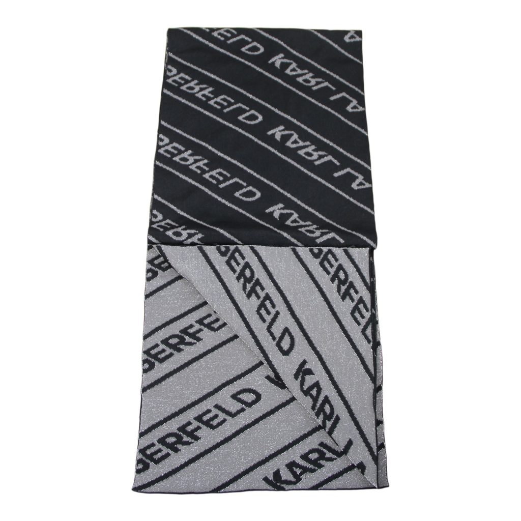 Karl Lagerfeld Logo Scarf