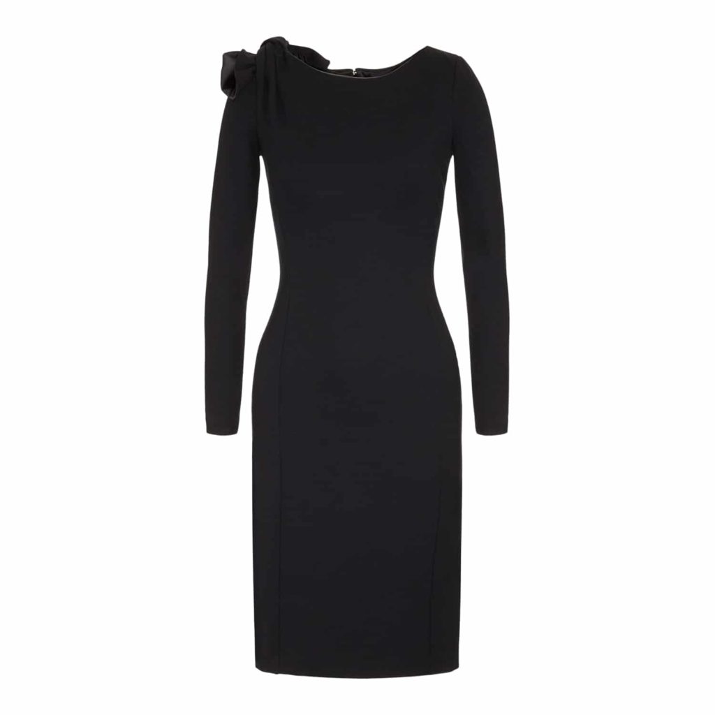 Emporio Armani Jersey Dress with Bow