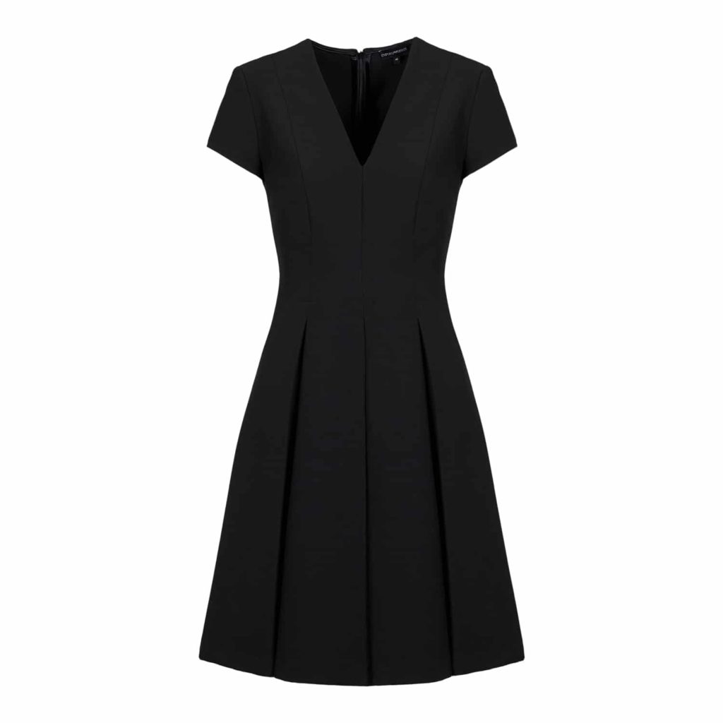 Emporio Armani Black Short Sleeved Dress